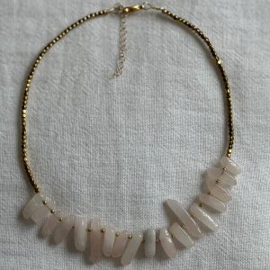 Collar Cuarzo Rosa